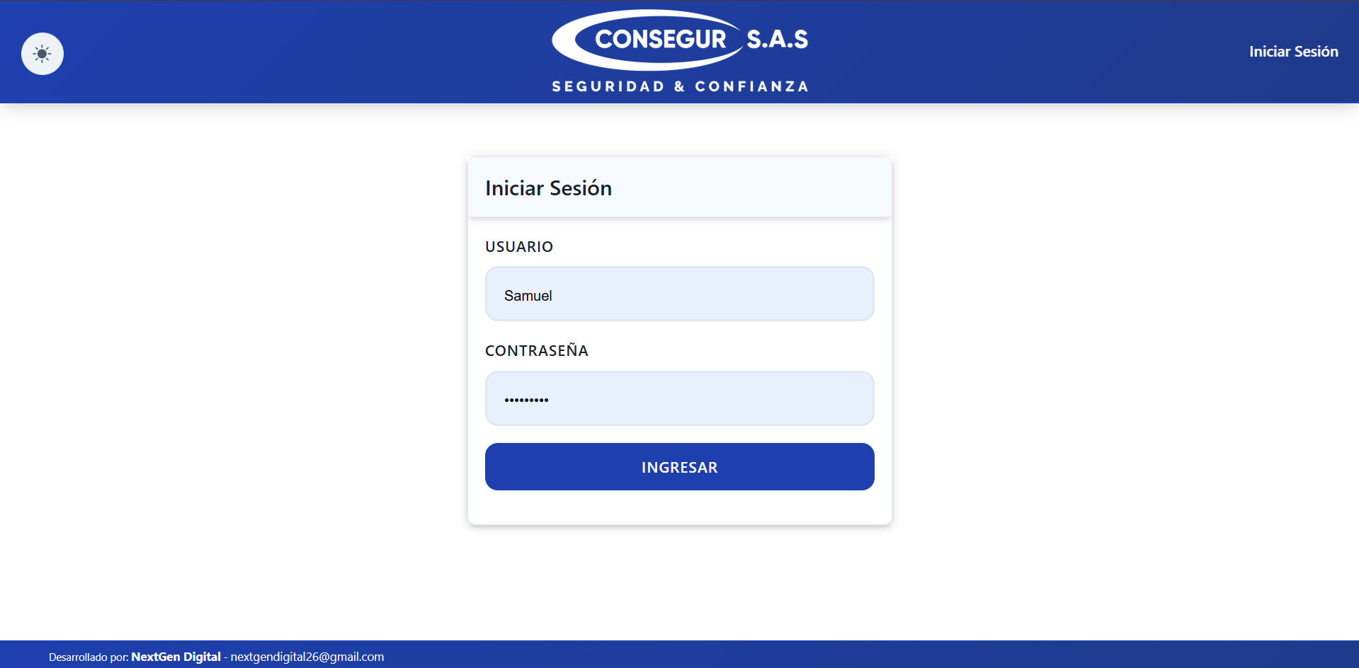 Sistema de Gestión de Servicios